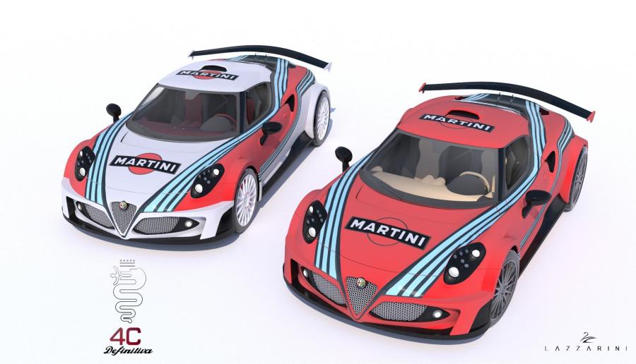  Alfa Romeo 4C Definitiva by Lazzarini Design 2014 года  (фото 3 из 12)